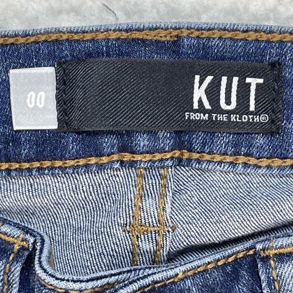 Kut from the Kloth Connie Ankle Skinny Womens 00 Denim Blue Jeans 25x26 NWT - Picture 11 of 16